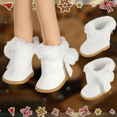 Bencailor 7.5 cm doll boots, precise fit for 18-inch dolls