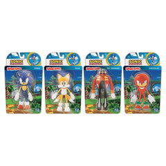 Child-friendly design of Bend-Ems Sonic Tails figure for ages 3 and up