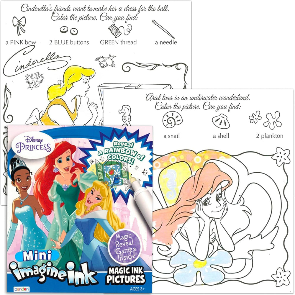 Bendon Disney Princesses Imagine Ink coloring book supports creative mess-free storytelling