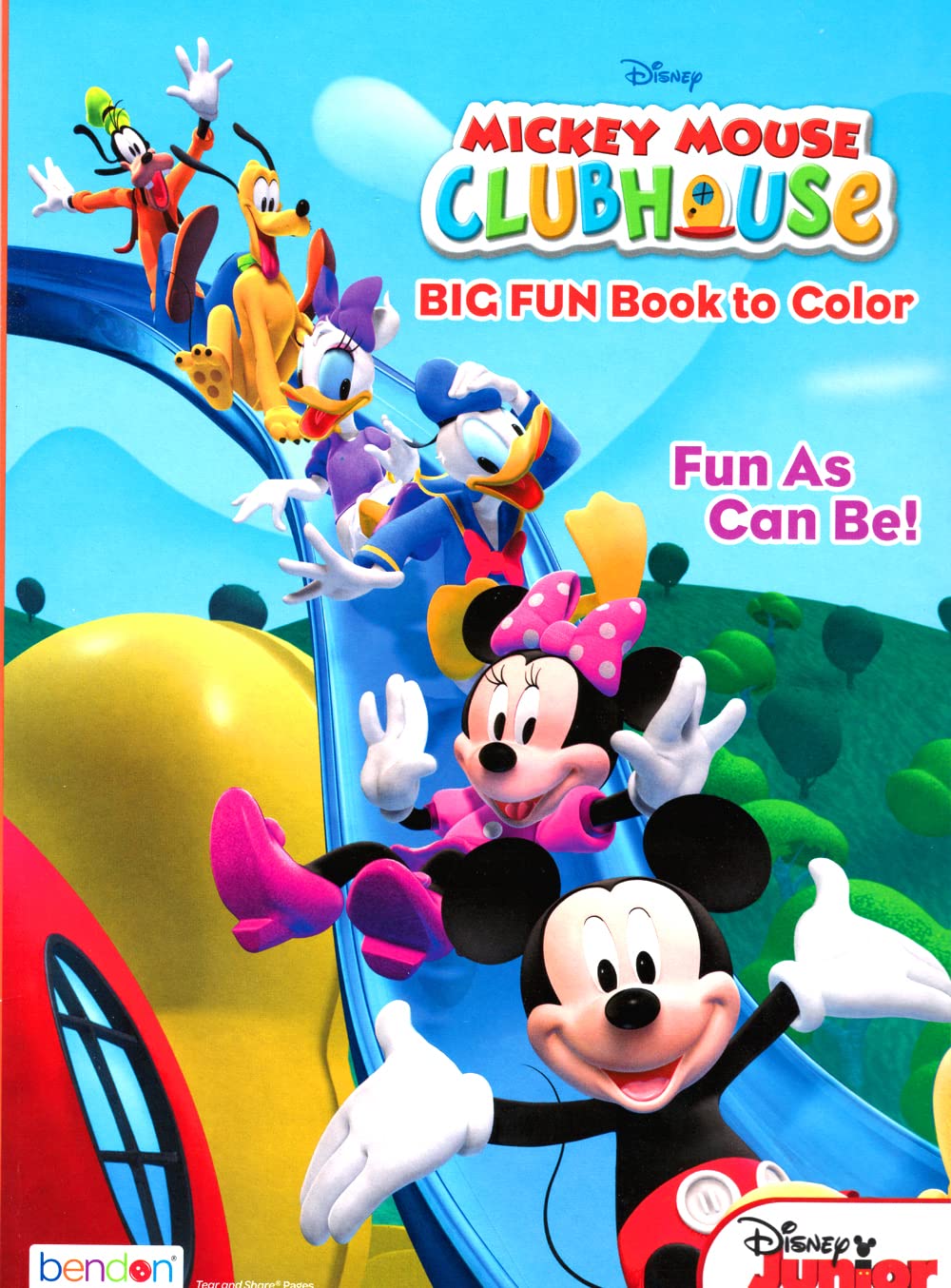 Bendon Disney Mickey Mouse illustrations page invites creative color and character play.