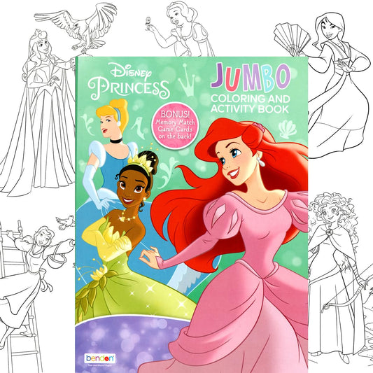 Bendon Disney Princess coloring book with 80+ pages for creative play