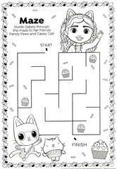 Bendon Gabby's Dollhouse travel activity kit for car trips and waits.