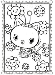 Bendon Gabby's Dollhouse licensed sticker sheets ideal for travel crafts.