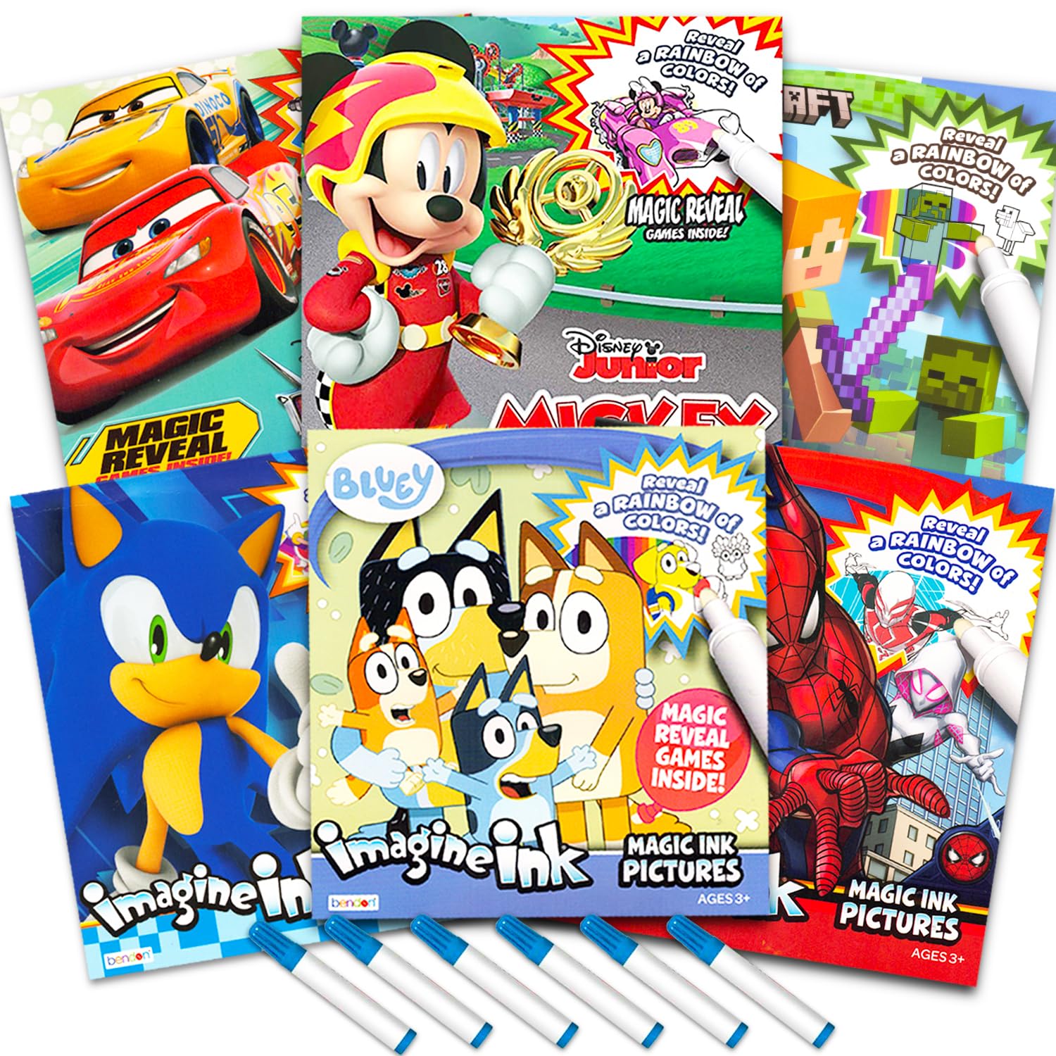 Bendon Imagine Ink party-favor pack ideal for loot bags and celebrations