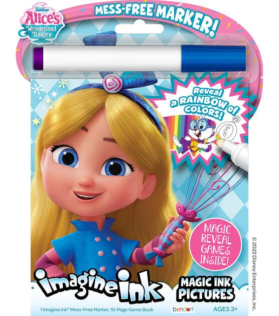 Bendon Imagine Ink bonus play stickers for extra creative play.