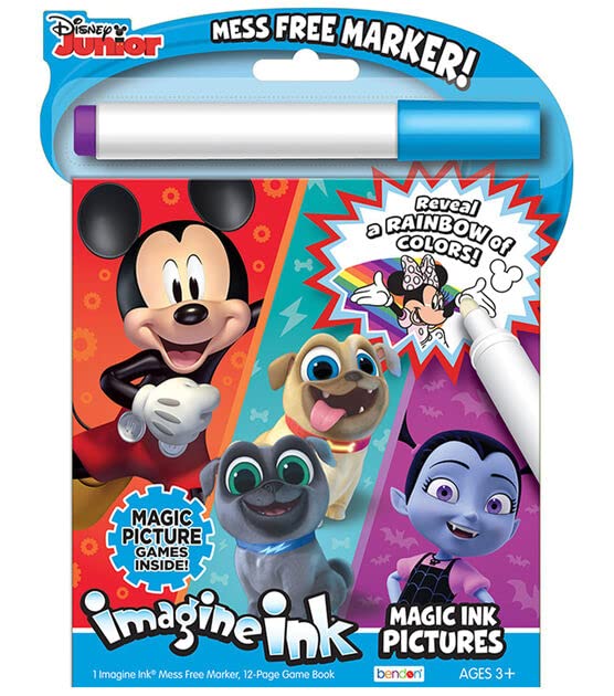 Bendon Imagine Ink wood coloring pencils included for durable coloring