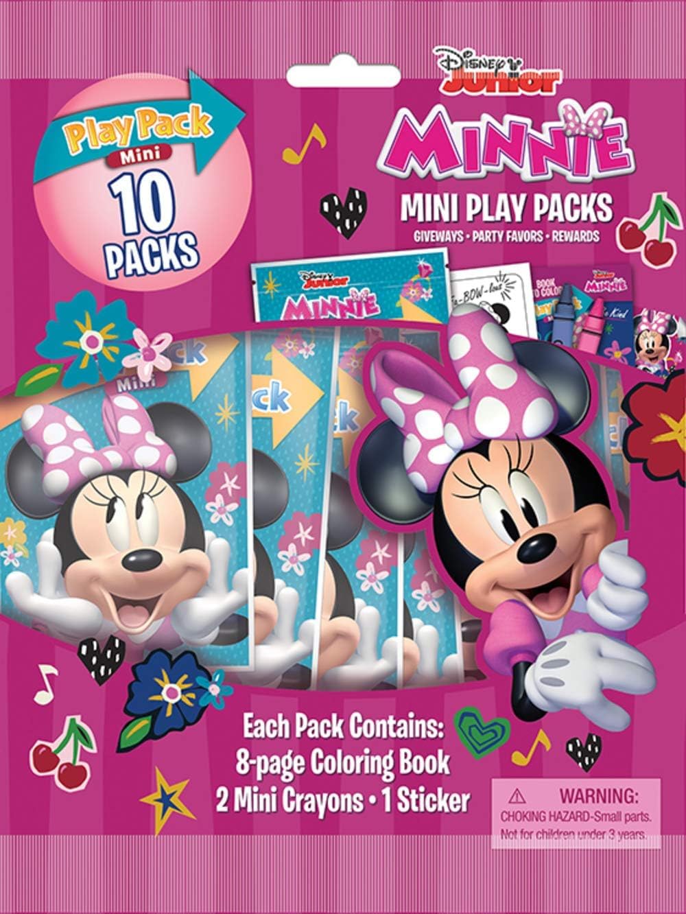 Bendon Minnie Mouse Play Pack coloring book for creative fun with Minnie and friends