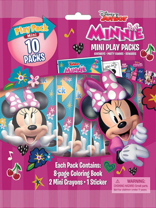 Bendon Minnie Mouse Play Pack coloring book for creative fun with Minnie and friends