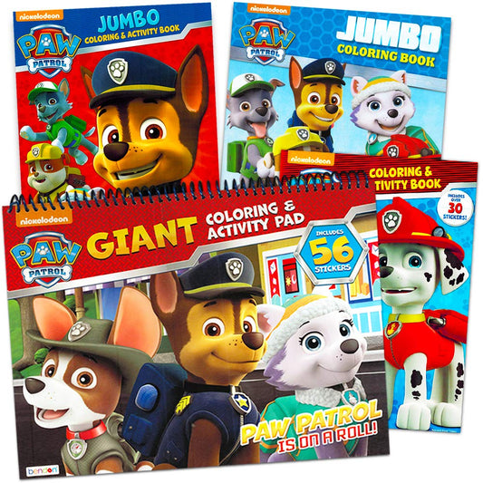 Bendon Paw Patrol coloring set cover inviting kids to start a creative activity session.