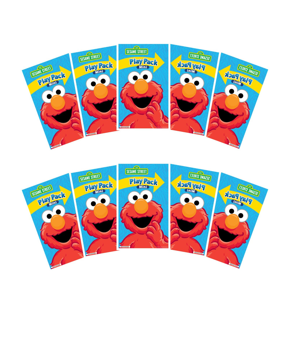 Bendon Sesame Street 10-pack display ideal for birthdays or classrooms.