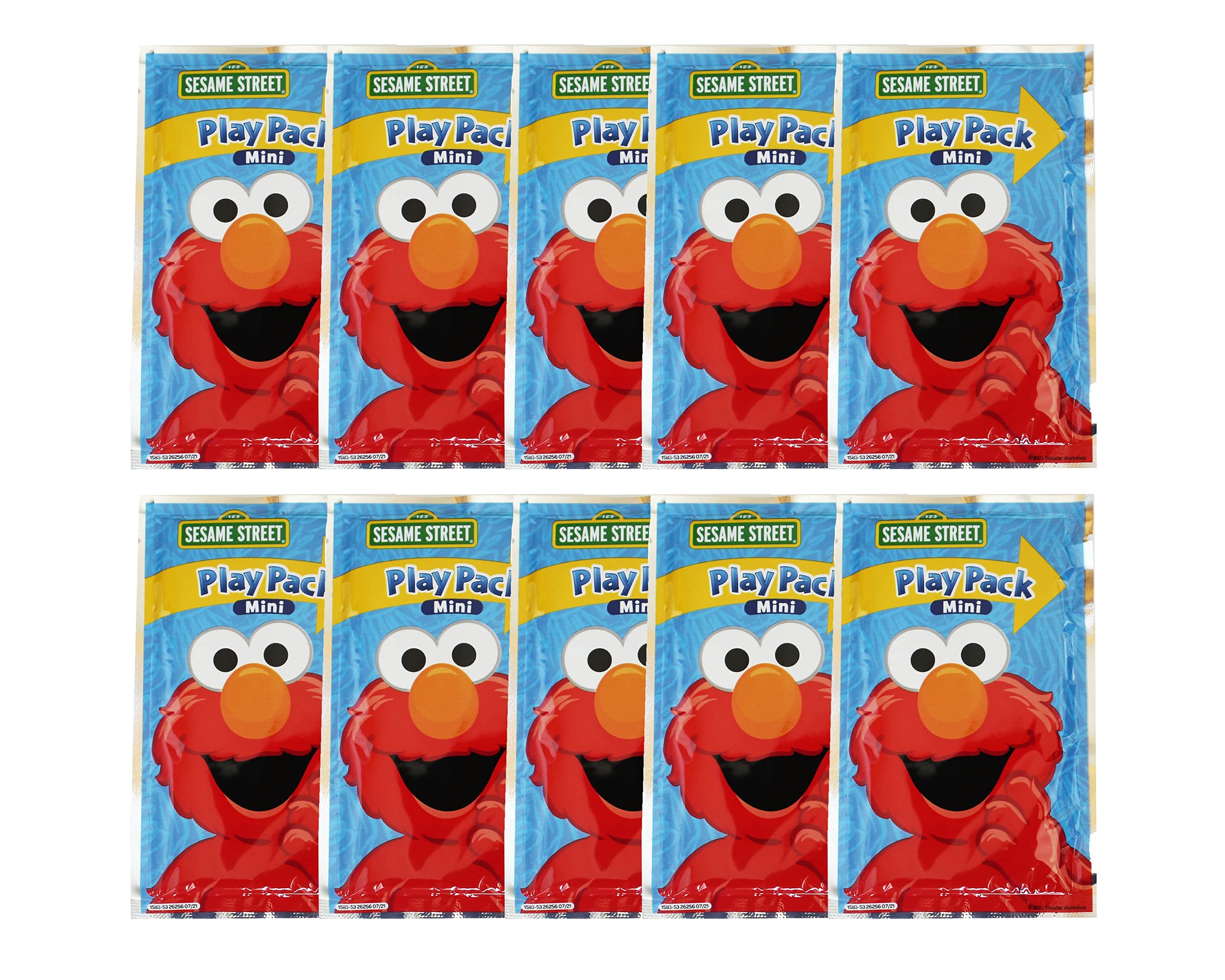 Bendon Sesame Street sticker sheet included for decorating crafts.
