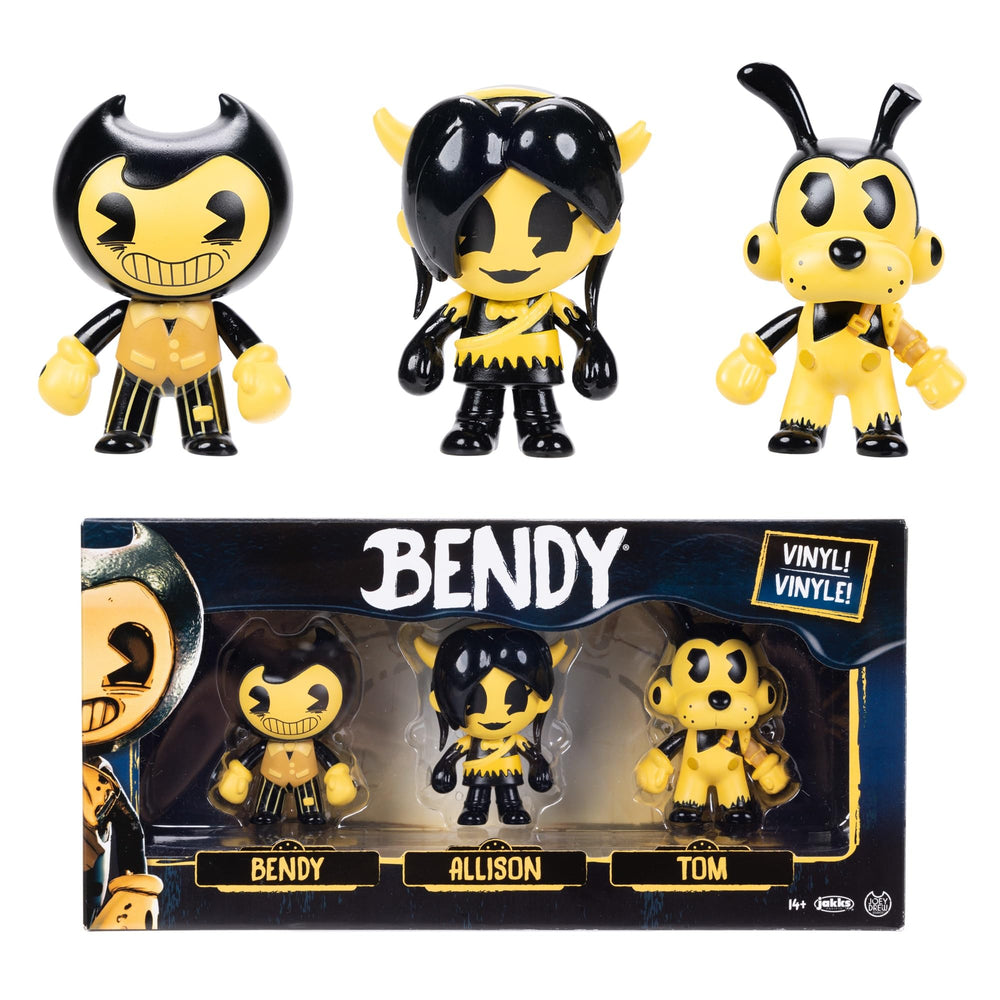 Bendy and the Ink Machine 2.5-inch multipack figures collection for display and storytelling.
