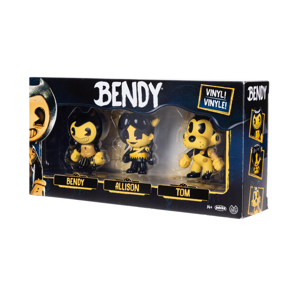 Bendy and the Ink Machine 2.5-inch multipack poseable figures for dynamic scenes.