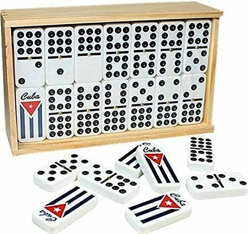 Dominoes stacked for portable travel-friendly entertainment with Bene Casa