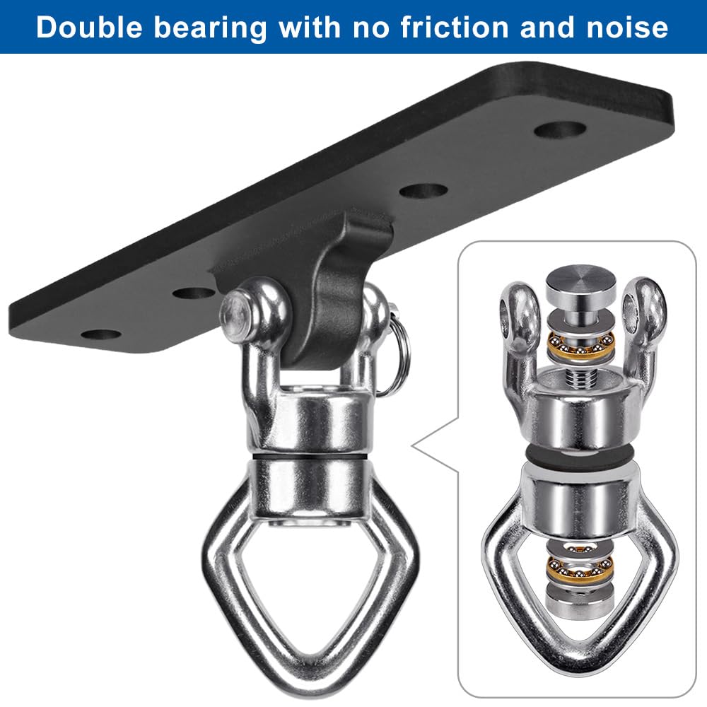 BeneLabel aerial silks hanging option enables overhead training and poses.