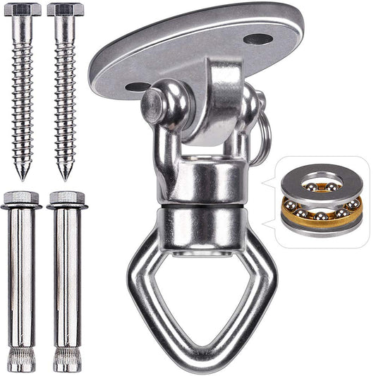 BeneLabel swing hanger with bearing swivel enabling smooth rotation for aerial routines