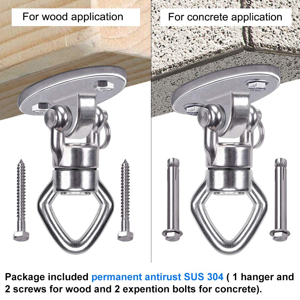 BeneLabel swing hanger includes hardware for quick mounting and setup