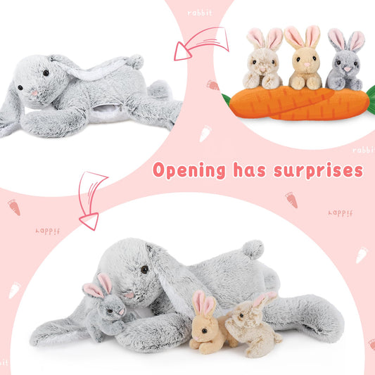 BENINY bunny family inside reveals surprise set for imaginative play and gifting.