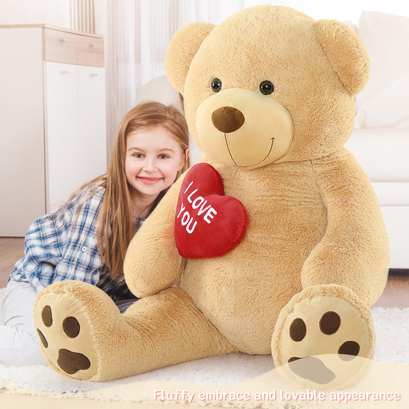 Beniny bear shown during playtime for cuddly companionship.