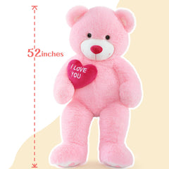 BENINY heart embroidery with I love you adds a heartfelt touch.