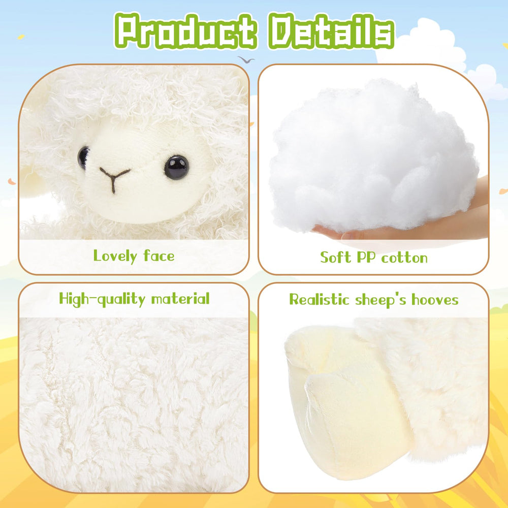 BENINY zippered tummy design, easy access for baby lambs.