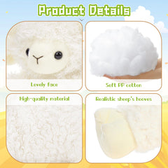 BENINY zippered tummy design, easy access for baby lambs.