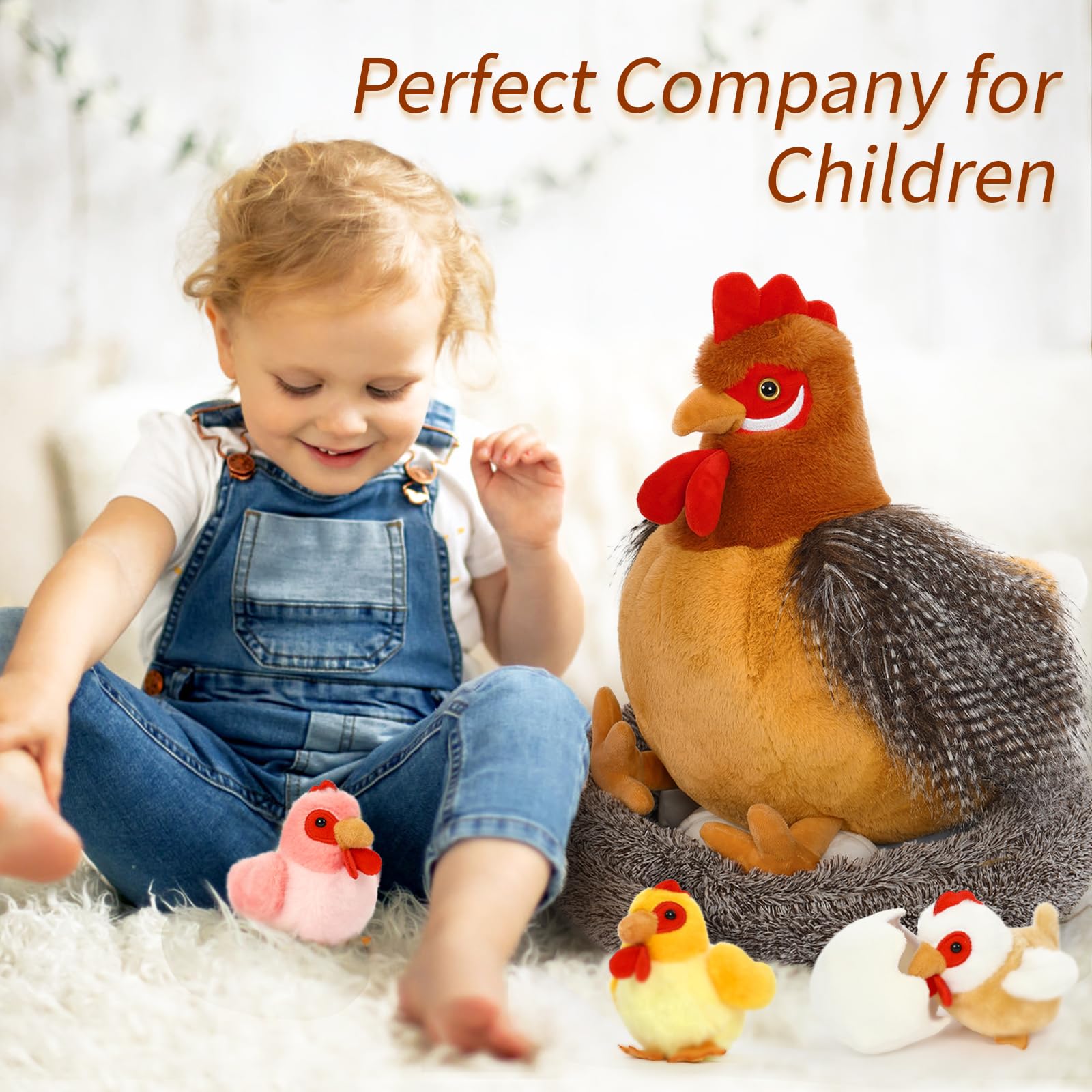 BENINY open-belly hens design for easy chick carrying during play