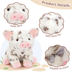 BENINY pig stuffed animal 16-inch gift-ready design makes gifting easy.