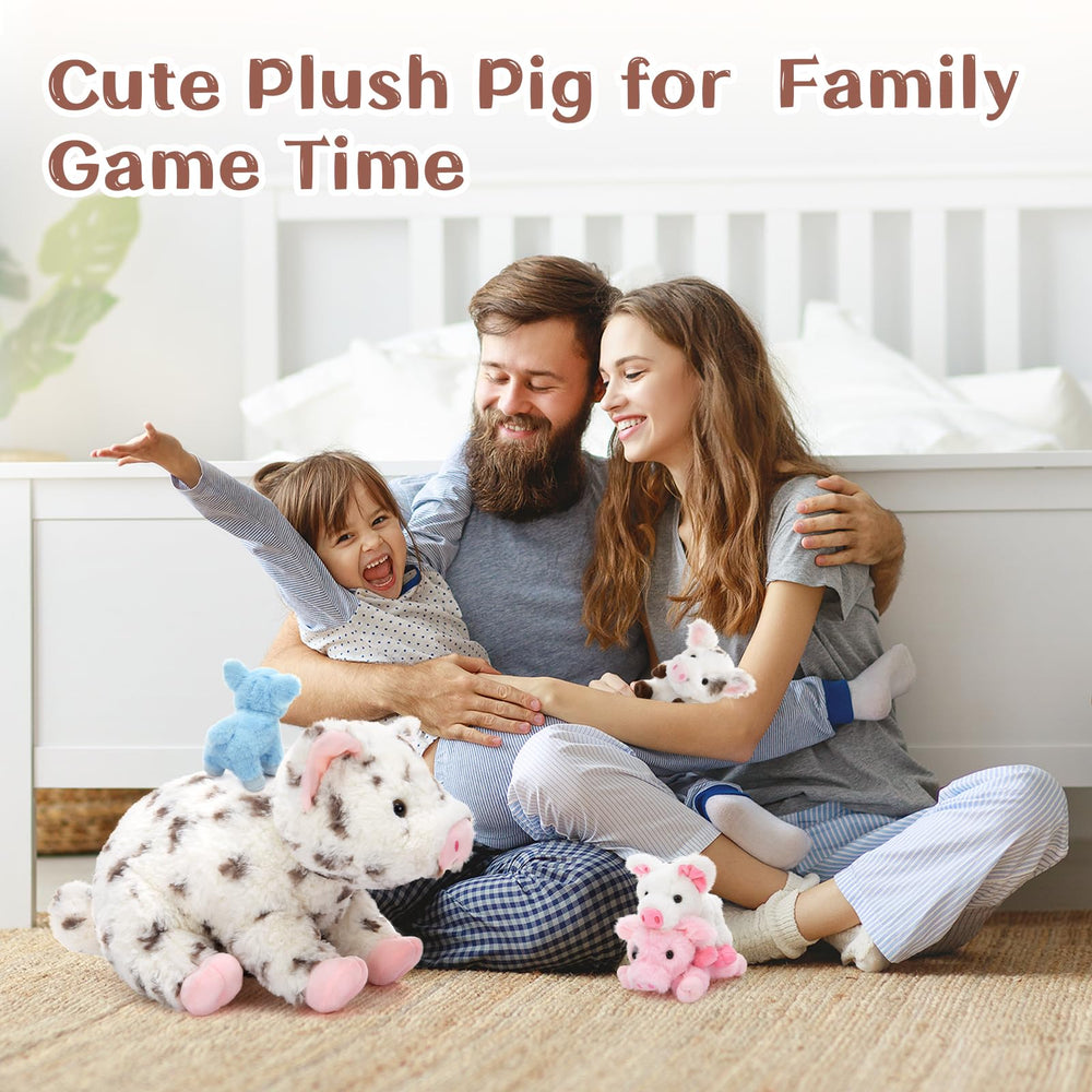 BENINY pig stuffed animal 16-inch travel-ready cuddles for on-the-go fun.