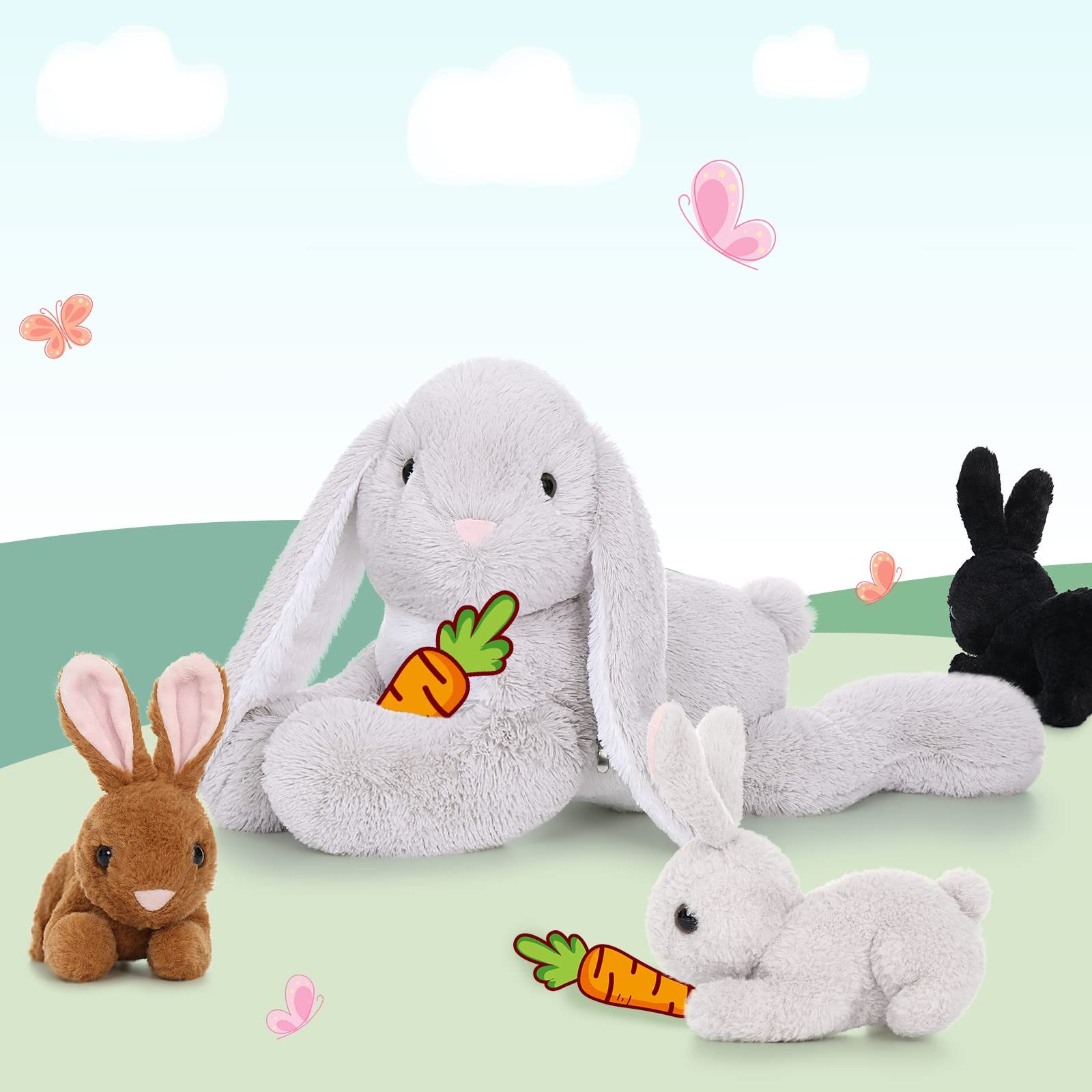 BENINY plush pillow bunny suitable for nap time and decor