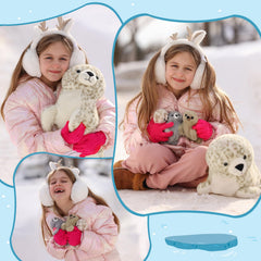BENINY seal plush close-up shows soft fabric and durable stitching for long-lasting hugs.