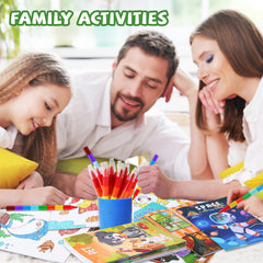 BenLouis bulk coloring kit for ages 4–12 is travel-ready.