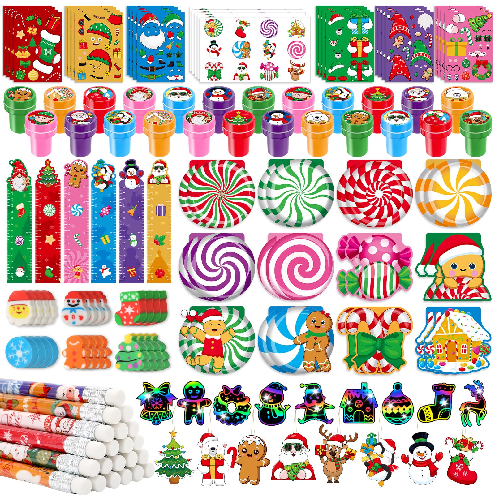 BenLouis Christmas mini notebooks with festive designs for classroom rewards.