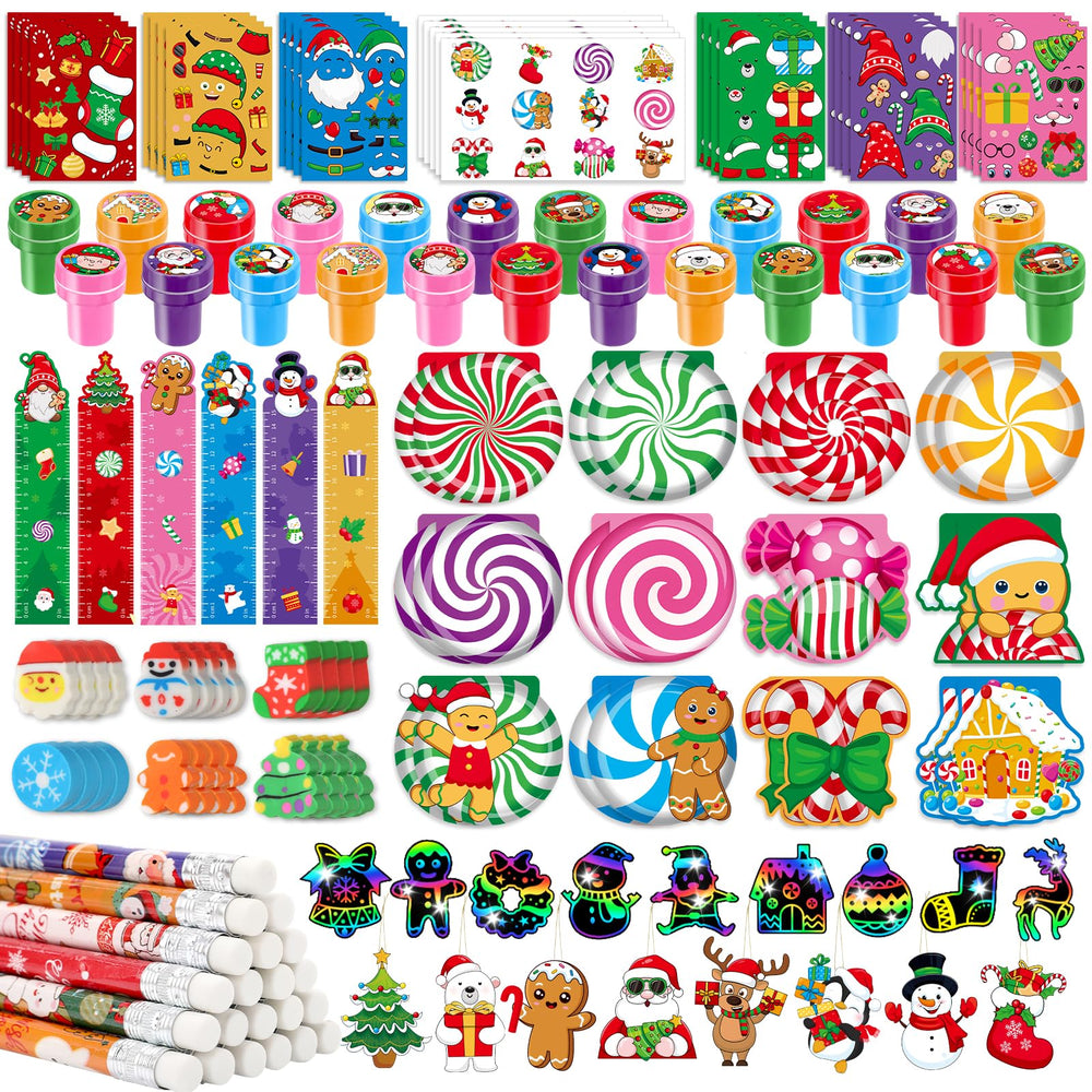 BenLouis Christmas mini notebooks with festive designs for classroom rewards.