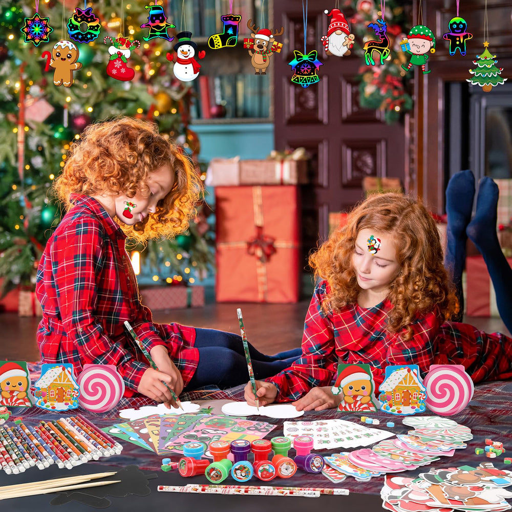 BenLouis ornament cards and tattoos for festive classroom keepsakes.
