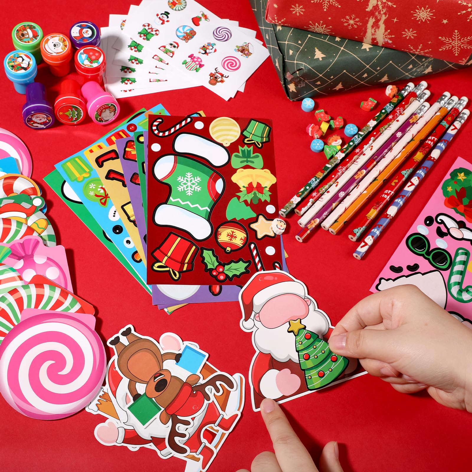 BenLouis Christmas sticker pack with motifs for creative projects.