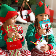 BenLouis Christmas stickers 12-set: decorative accents for gifts and projects.