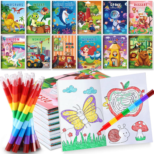 BenLouis coloring books with mini size for portable creativity on the go