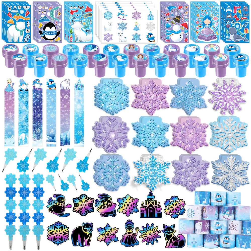 BenLouis frozen mini notebooks ideal for classroom rewards and winter party favors.