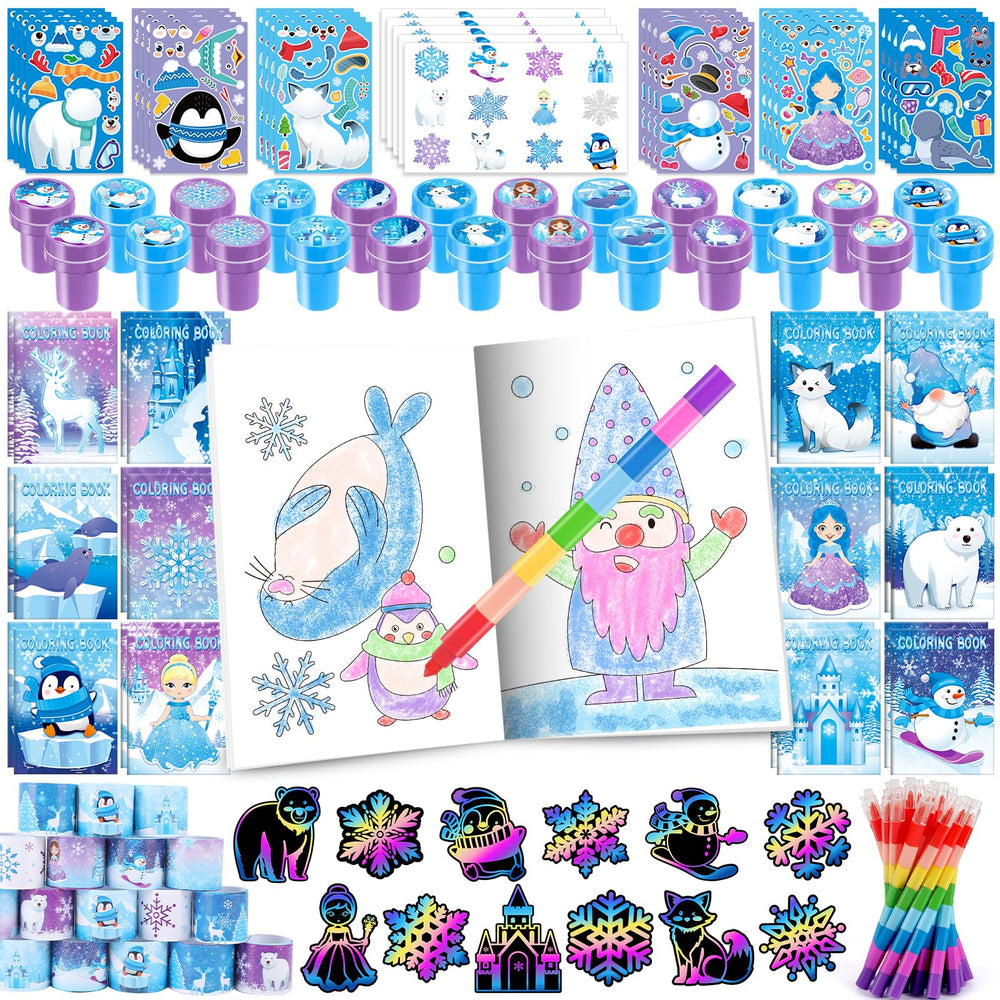 BenLouis frozen party set with packaging: versatile classroom gift fillers for winter-themed events.