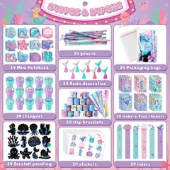 BenLouis Mermaid pencils; smooth writing and bright party-ready color.