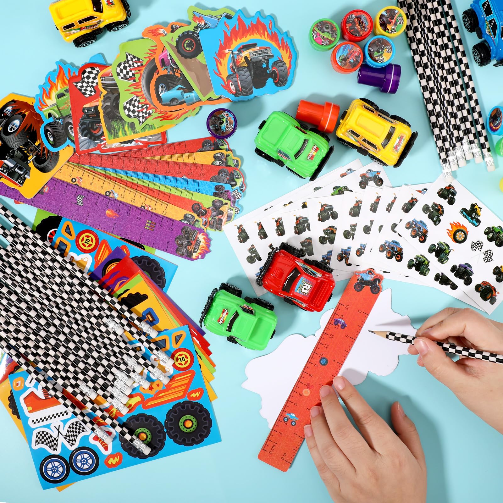 BenLouis monster truck stickers for decorations and labeling at events