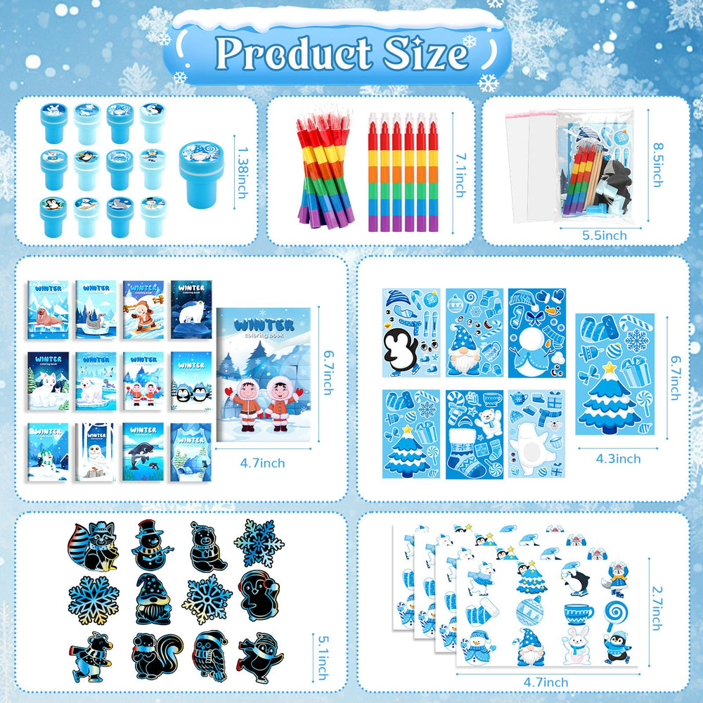 BenLouis winter make-a-face stickers for playful design ideas.