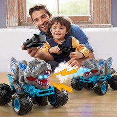 Bennol dinosaur car rechargeable batteries extend playtime for adventures