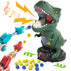 Bennol dinosaur shooting target engages kids in target practice.