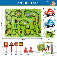Bennol kids enjoying puzzle-track playtime boosting creativity