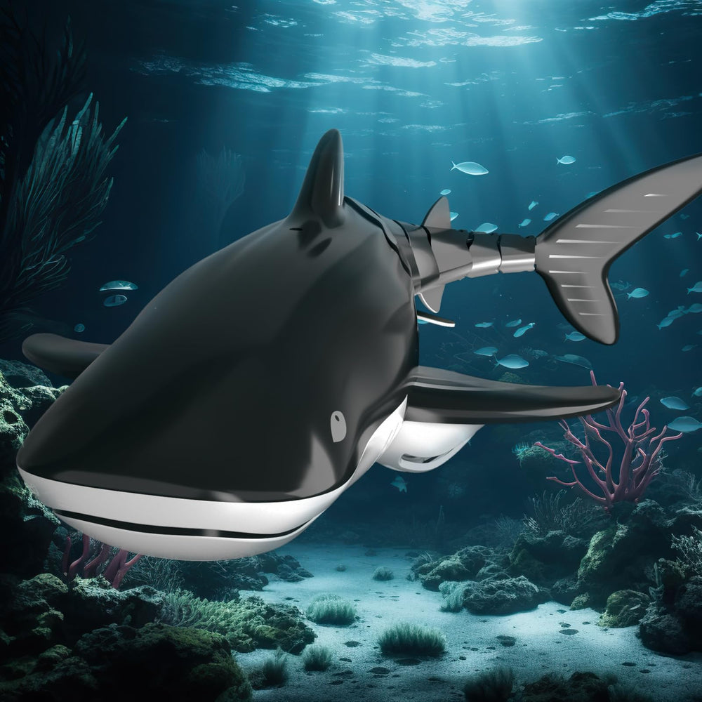 Bennol remote control whale shark toy with kid-friendly 2.4GHz control.