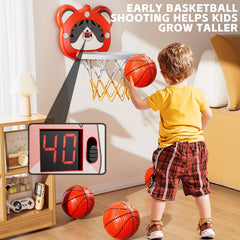 Bennol suction-mount hoop offers quick setup without drilling.