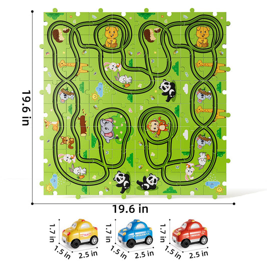 Bennol three cars and six signs provide varied racing scenarios