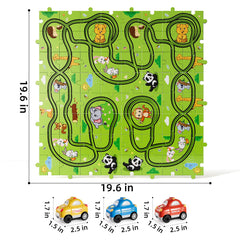 Bennol three cars and six signs provide varied racing scenarios